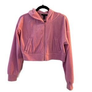 Pink Velvet Zip-up Jacket 💗